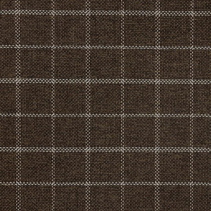 Home Decor | Dinah Collection Modern Storage Ottoman | Ottoman with Storage for Living Room & Bedroom(Brown Windowpane Fabric)