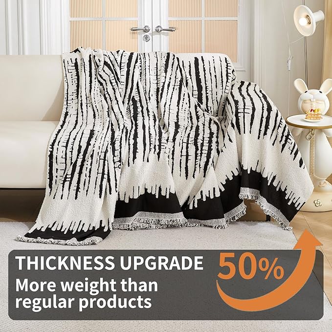 HAOMAIJIA Boho Sofa Covers Couch Covers for 3 Cushion Couch Sofa Pet Friendly Soft Thick Non Slip Couch Cover for Dogs Washable Sectional Couch Covers L Shape Furniture Protecto (XF-Black, 71"x134")