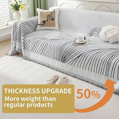 Non Slip Sofa Covers Couch Covers for 2 Cushion Couch Sofa Pet Friendly Washable Couch Covers for Sofa, Soft Thick Sectional Couch Covers L Shape Furniture Protector for Kids, Dogs 71" X102"
