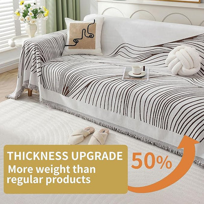 Non Slip Sofa Covers Couch Covers for 3 Cushion Couch Sofa Pet Friendly Washable Couch Covers for Sofa, Soft Thick Sectional Couch Covers L Shape Furniture Protector for Kids, Dogs 91" X134"
