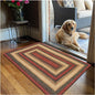 Highland Multi Color Jute Braided Rugs, 20x30 Rectangle - Warm Country and Cabin Decor, Perfect for Laundry Rooms, Bathrooms and Entryways - Durable and Easy to Clean