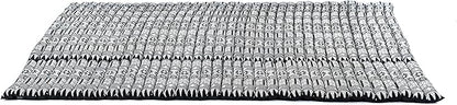 Leewadee - Foldable Floor Mattress - Japanese Roll Up Futon -Trifold Tatami Mat- Guest Floor Bed - Camping Mattress - Thai Massage Mat, Kapok Filled, 75 x 57 inches, Black