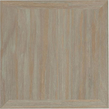SIMPLIHOME Acadian SOLID WOOD 19 Inch Wide Square Transitional End Table in Distressed Grey, For the Living Room and Bedroom