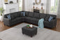 Leio Sectional Modular Sofa with Ottoman for Living Room, Apartment, Bedroom, Office, Dorm