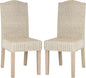 SAFAVIEH Home Collection Odette Grey Wicker Dining Chair
