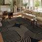 Lahome Modern Geometric Easy Jute Rug, 6x9 Area Rugs for Living Room Outdoor Patio Washable Indoor Outdoor Carpet, Farmhouse Large Non Slip Carpet for Bedroom Backyard Dining Room