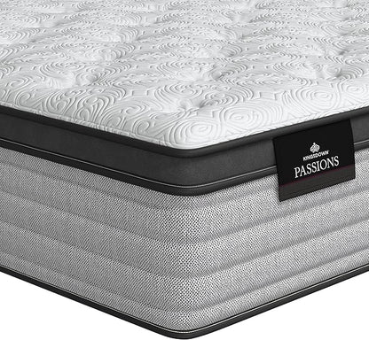 Kingsdown Passions Imagination Pillow Top Mattress, Queen, Extra Plush, Fabric, Multi-color