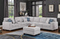 Leio Sectional Modular Sofa with Ottoman for Living Room, Apartment, Bedroom, Office, Dorm