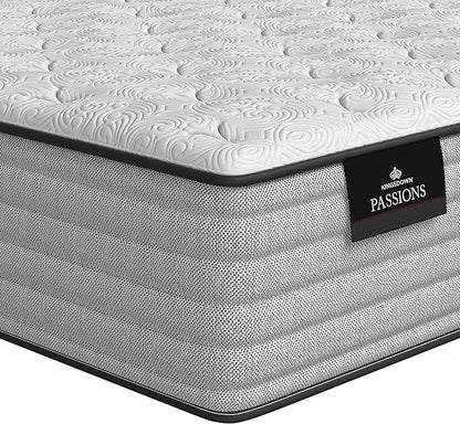 Kingsdown Passions Aspiration 14" Plush Hybrid Mattress, Queen, Tan
