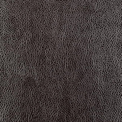 Armen Living Magnolia Swivel Counter Stool in Brown Metal with Brown Faux Leather