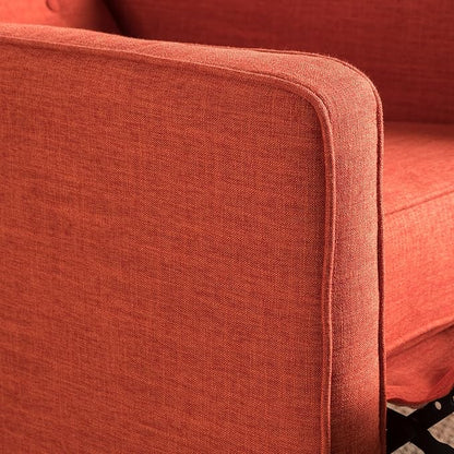 Christopher Knight Home GDFStudio Christopher Knight Home Mervynn Mid-Century Modern Fabric Recliners, 2-Pcs Set, Orange