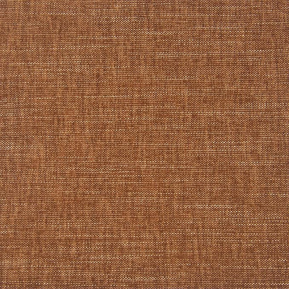 HomePop Upholstered Clover Shaped Ottoman (No Lid, Seat Only) Home Décor | Foot Rest Pouf – Rust Orange Chenille