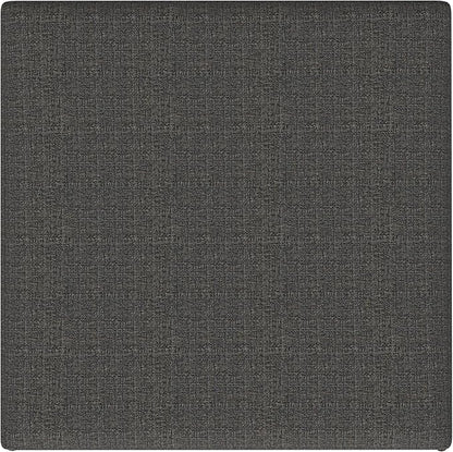 SIMPLIHOME Owen 36 inch Wide Mid Century Modern Square Coffee Table Storage Ottoman in Ebony Tweed Look Fabric, Assembled, for the Living Room, Entryway and Family Room