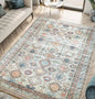 Keen Home Design 6x9 Rug - Machine Washable Area Rug with Non-Slip Backing, Ideal for Living Room, Dining Room, Bedroom - Vintage, Easy Clean, Durable, Low Pile Rug - (6' x 9')