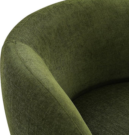 POLY & BARK Poole Lounge Chair in Distressed Green Velvet
