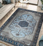 Keen Home Design 3x5 Rug - Machine Washable Entry Rug with Non-Slip Backing, Ideal for Enteryway, Kitchen, Bathroom, Laundry Room - Vintage, Easy Clean, Durable, Low Pile Rug - (3' x 5')