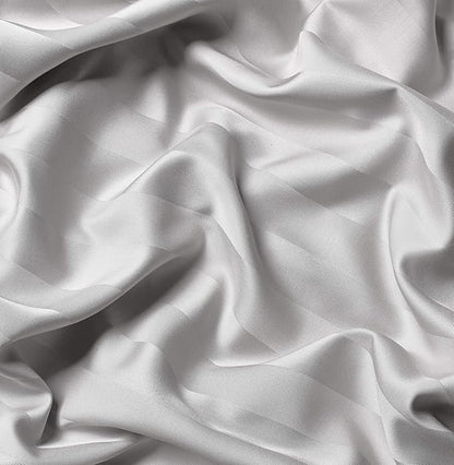 King Sheets by Pure Bamboo, Genuine 100% Organic Viscose Derived from Bamboo Bed Sheet Set, Luxuriously Soft & Cooling, Double Stitching, Lifetime Quality Promise (King, Jacquard White)