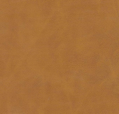 HomePop Channeled Metal Dining Chair Home Décor | Single Pack - Brown Faux Leather