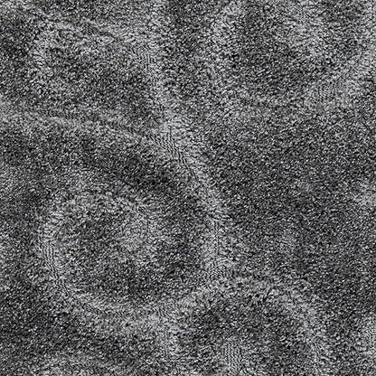 SAFAVIEH Florida Shag Collection Area Rug - 9'6" x 13', Grey, Scroll Design, Non-Shedding & Easy Care, 1.2-inch Thick Ideal for High Traffic Areas in Living Room, Bedroom (SG455-8013)