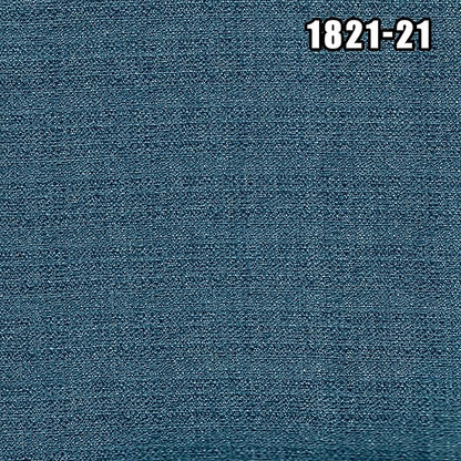 East West Furniture X627EL121-9 9 Piece Dining Room Table Set Includes a Rectangle Dining Table with X-Legs and 8 Blue Linen Fabric Upholstered Parson Chairs, 40x72 Inch, Multi-Color
